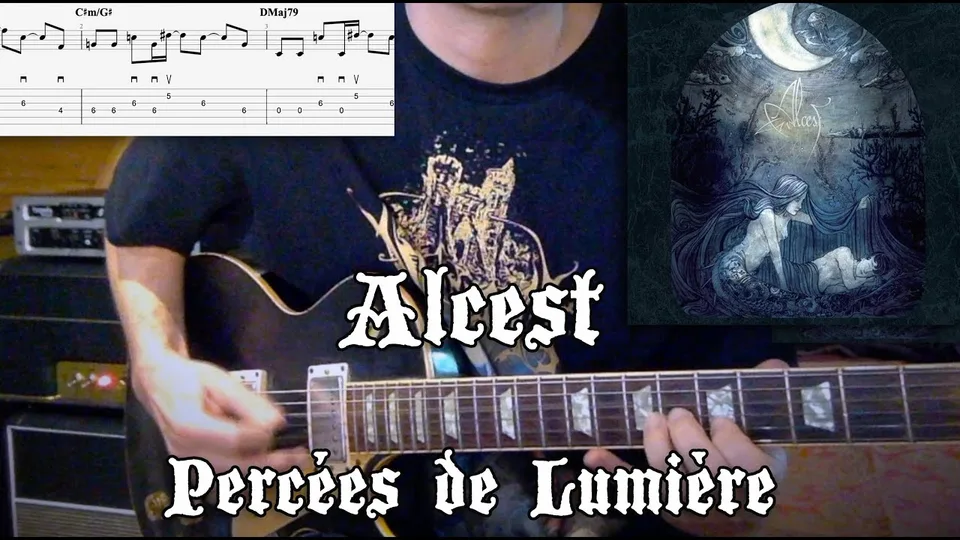 Alcest - Percées de Lumière guitar tab