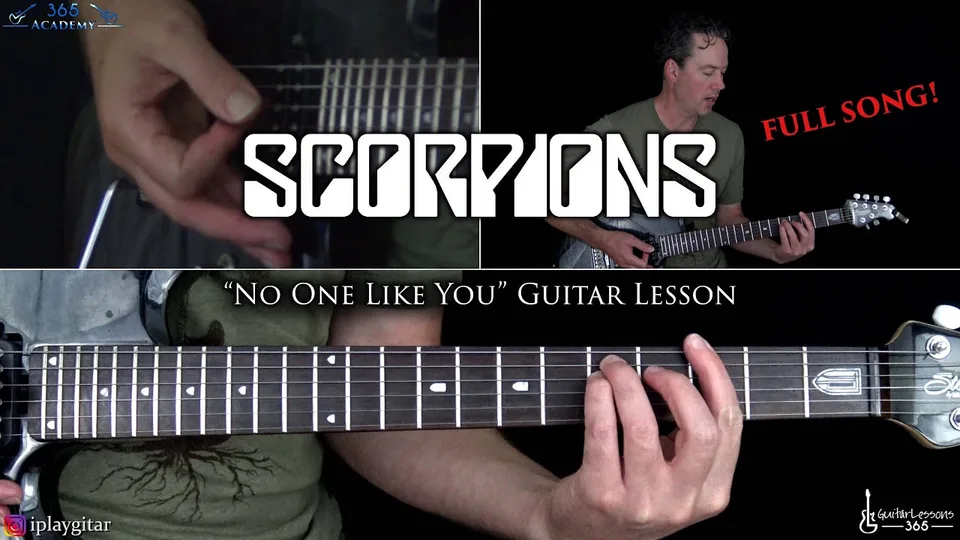Scorpions - No One Like You guitar lesson