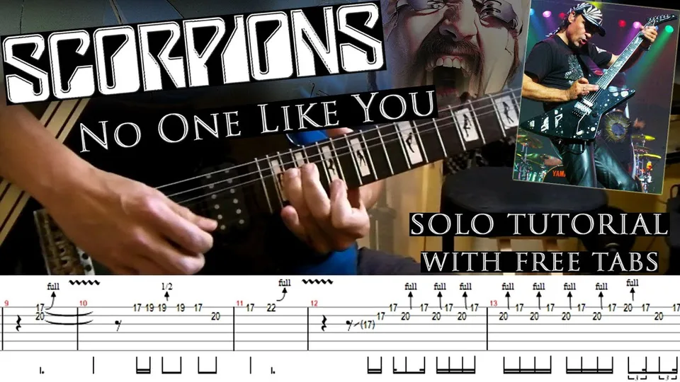 Scorpions - No One Like You guitar tab