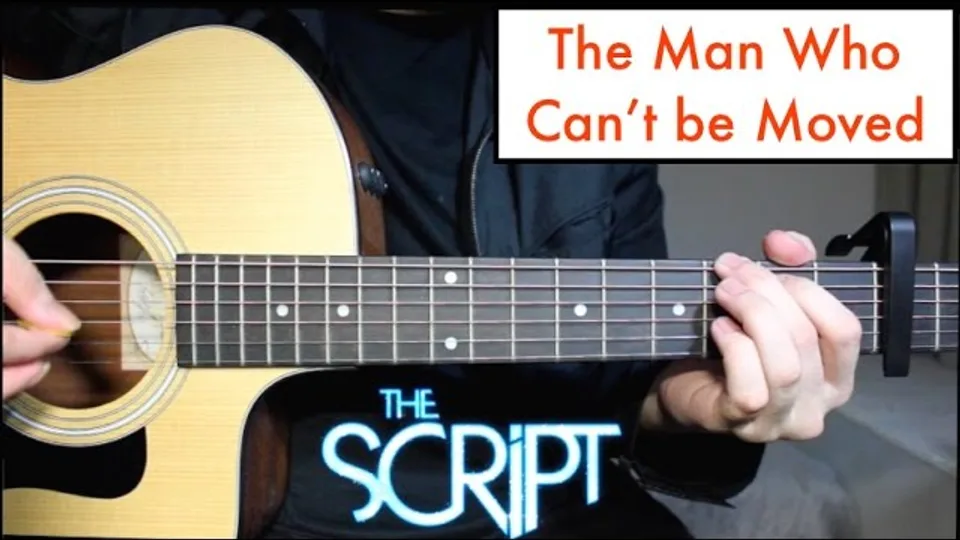 The Script - The Man Who Can't be Moved guitar lesson