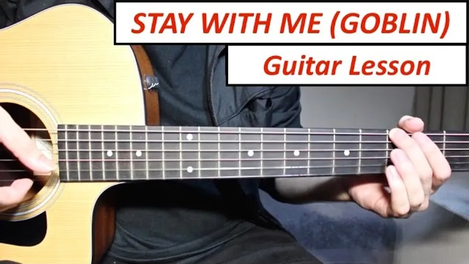 Chanyeol - Stay With Me guitar lesson