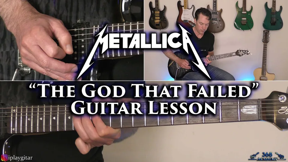 Metallica - The God That Failed guitar lesson