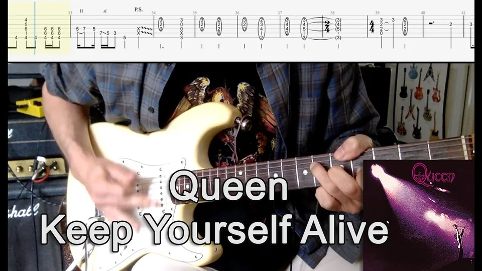 Queen - Keep Yourself Alive guitar tab