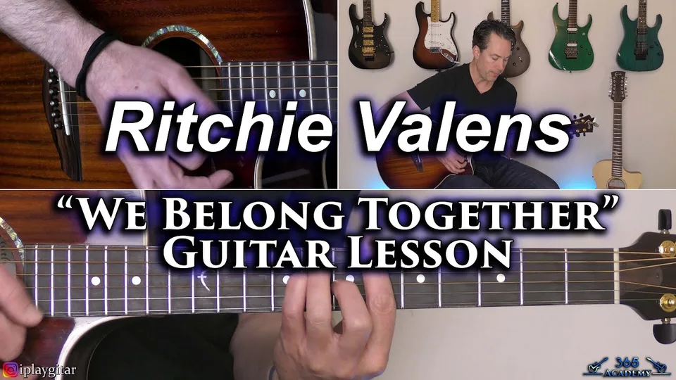 Ritchie Valens - We Belong Together guitar lesson