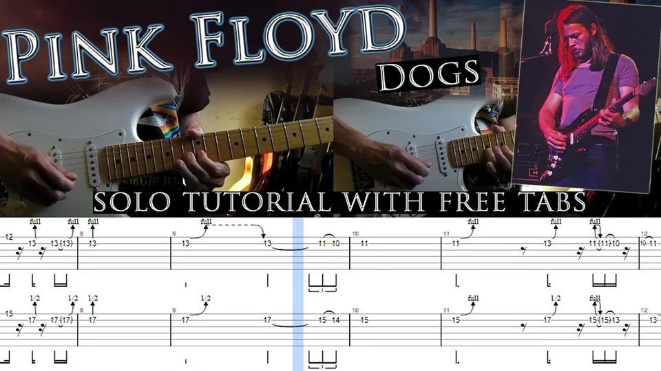 Pink Floyd - Dogs 2nd guitar tab