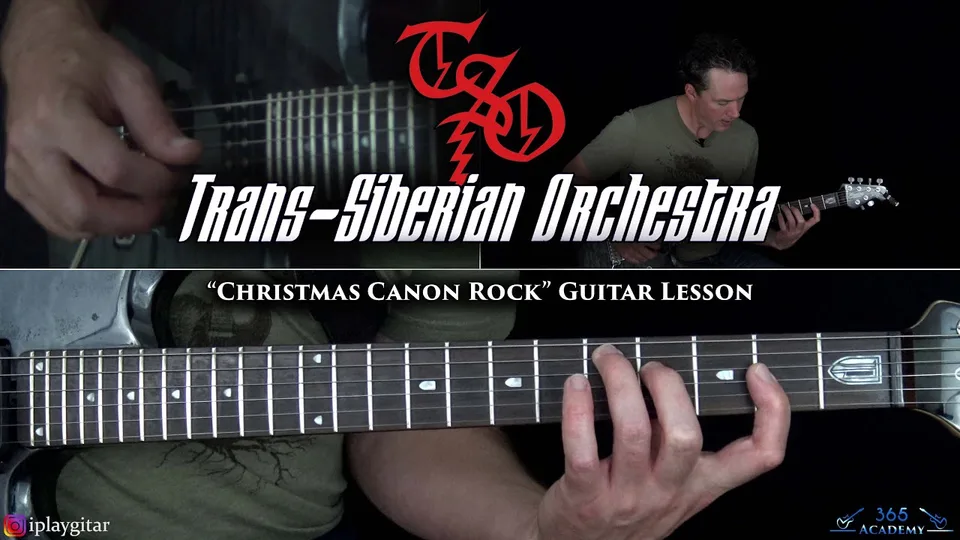 Trans-Siberian Orchestra - Christmas Canon Rock guitar lesson