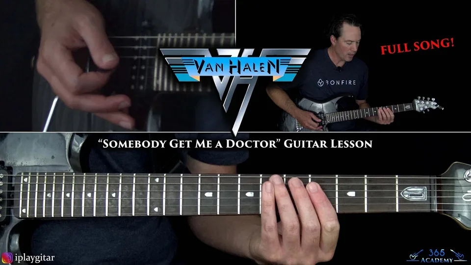 Van Halen - Somebody Get Me A Doctor guitar lesson