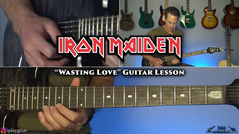 Iron Maiden - Wasting Love guitar lesson