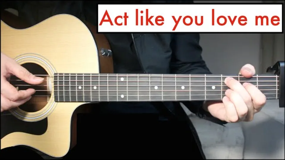 Shawn Mendes - Act Like You love Me guitar lesson
