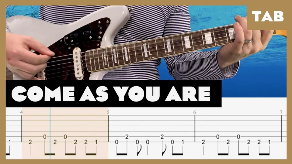 Nirvana - Come As You Are guitar tab
