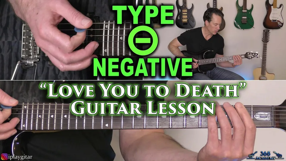 Type O Negative - Love You to Death guitar lesson