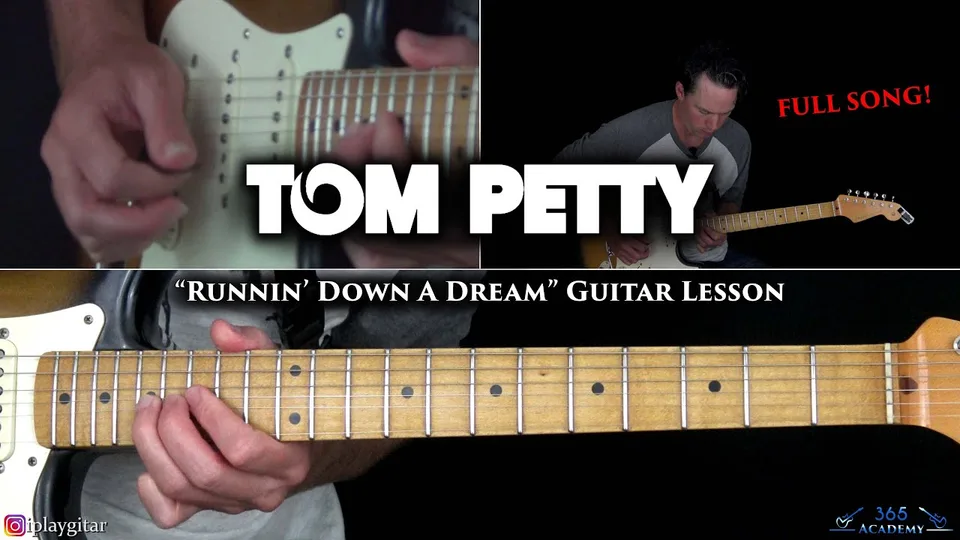 Tom Petty - Runnin' Down A Dream guitar lesson