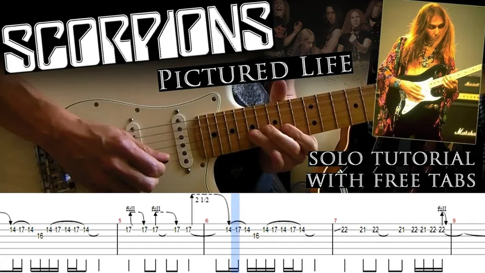Scorpions - Pictured Life guitar tab