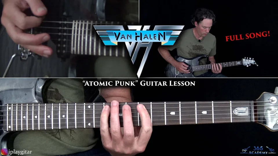 Van Halen - Atomic Punk guitar lesson