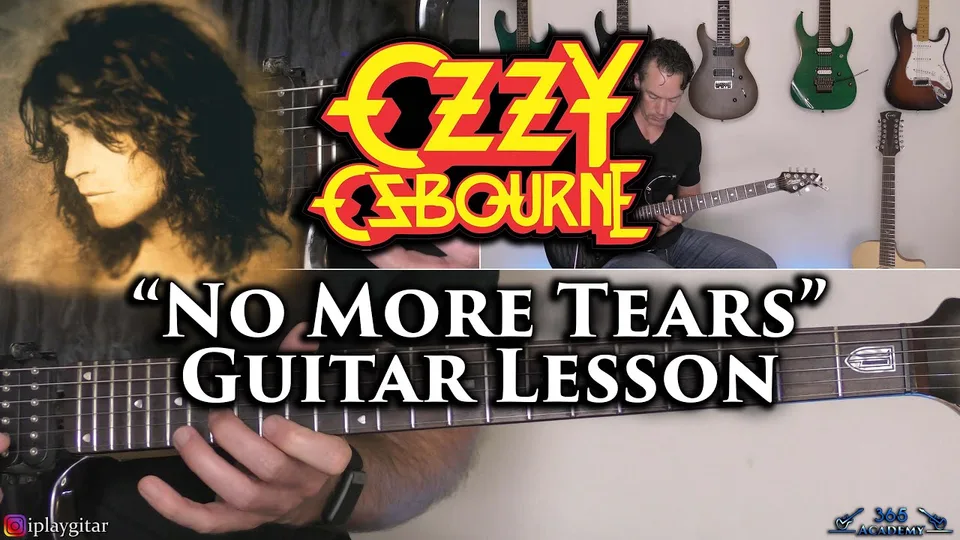 Ozzy Osbourne - No More Tears guitar lesson