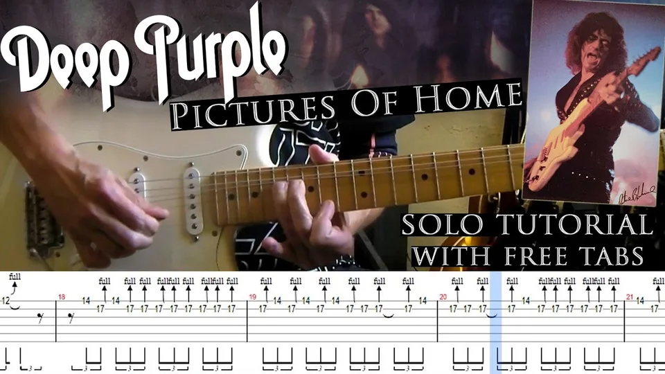 Deep Purple - Pictures Of Home guitar tab