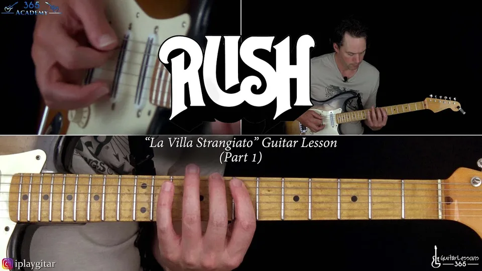Rush - La Villa Strangiato guitar lesson