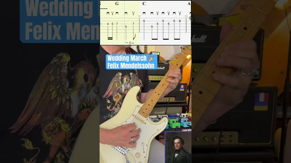Felix Mendelssohn - Wedding March guitar tab