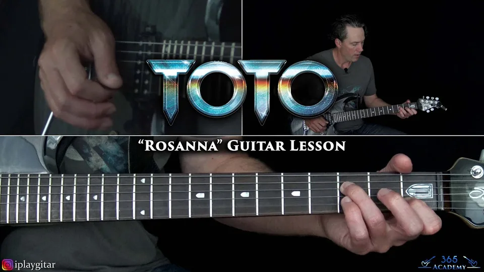Toto - Rosanna guitar lesson