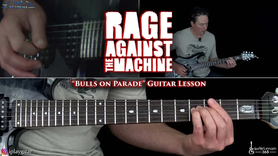 Rage Against The Machine - Bulls On Parade guitar lesson