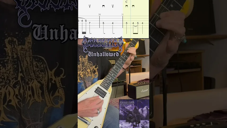 Dissection - Unhallowed guitar tab