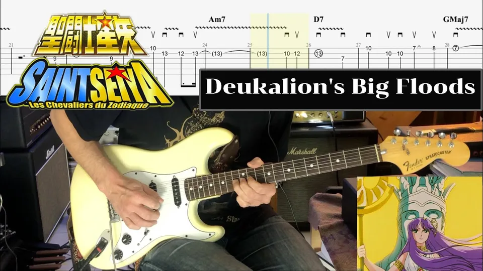 Seiji Yokoyama - Saint Seiya Deukalion's Big Floods guitar tab
