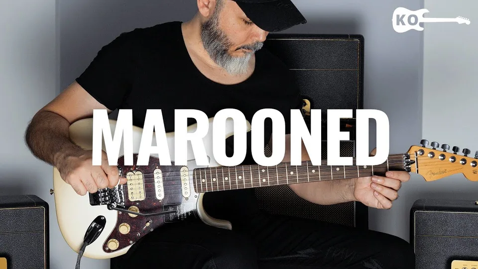 Pink Floyd - Marooned guitar cover