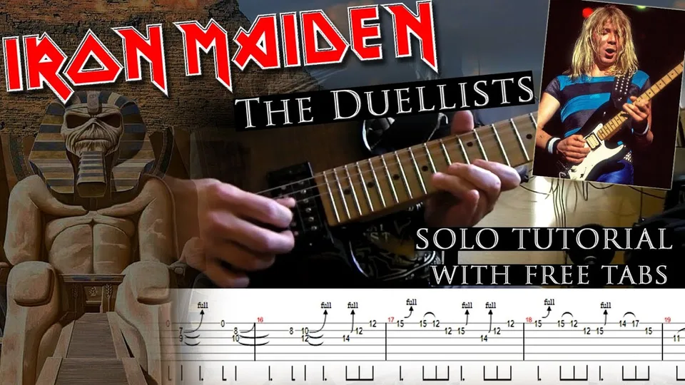 Iron Maiden - The Duellists Dave Murray's guitar tab