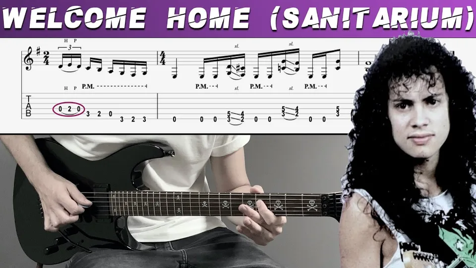 Metallica - WELCOME HOME SANITARIUM guitar tab