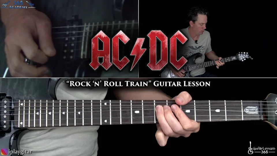 AC/DC - Rock 'n' Roll Train guitar lesson
