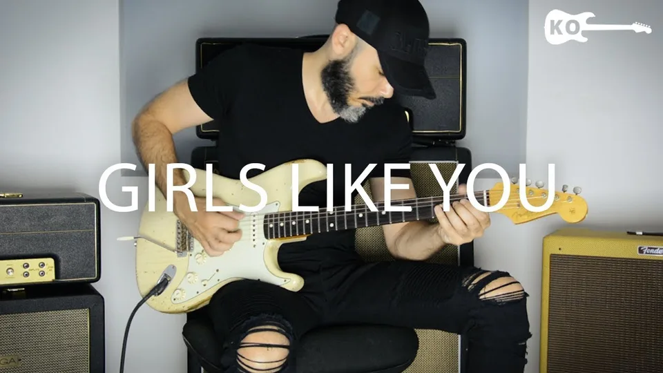 Maroon 5 - Girls Like You guitar cover