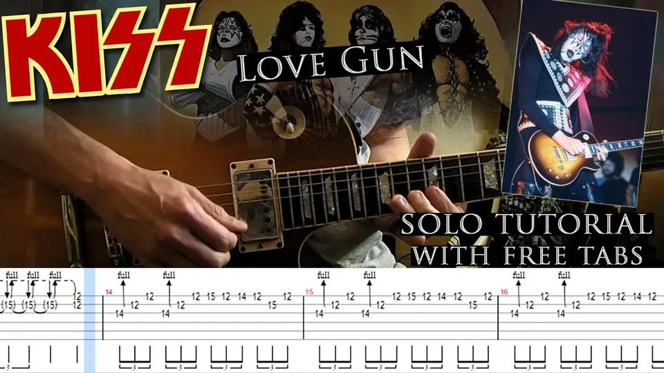 Kiss - Love Gun guitar tab