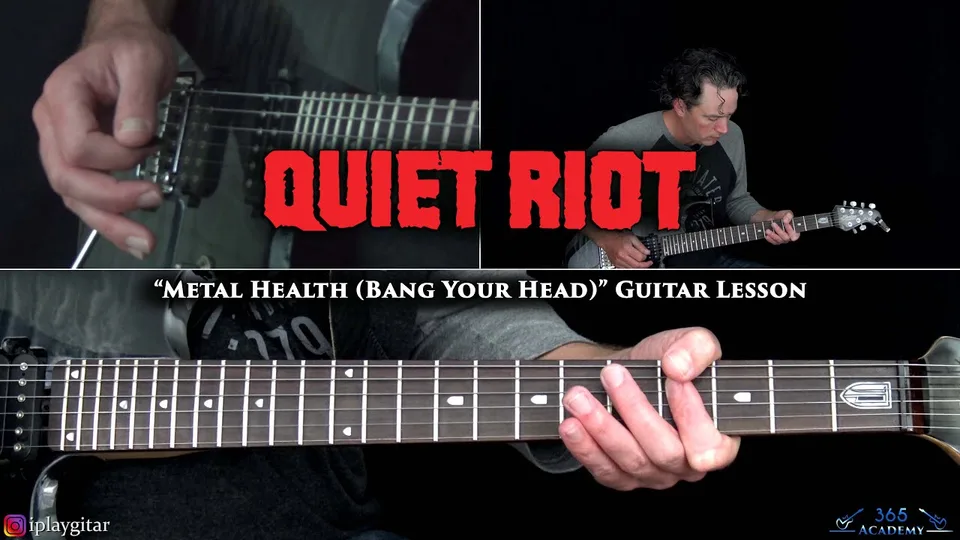 Quiet Riot - Metal Health guitar lesson