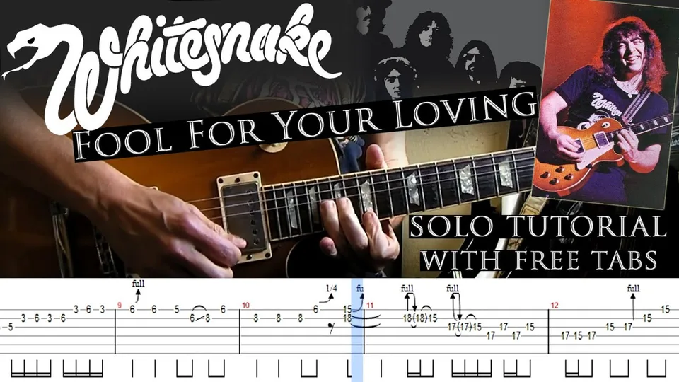 Whitesnake - Fool For Your Loving guitar tab