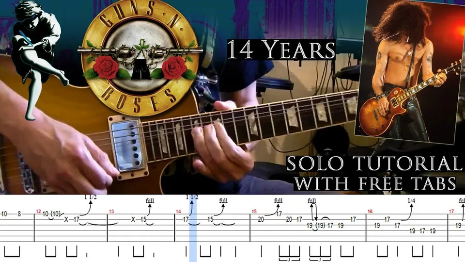 Guns N' Roses - 14 Years guitar tab