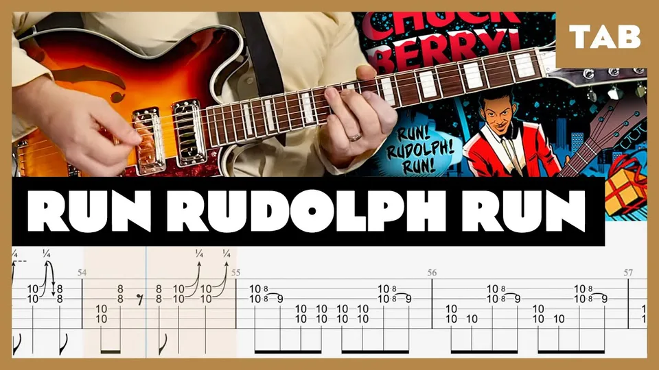 Chuck Berry - Run Rudolph Run guitar tab