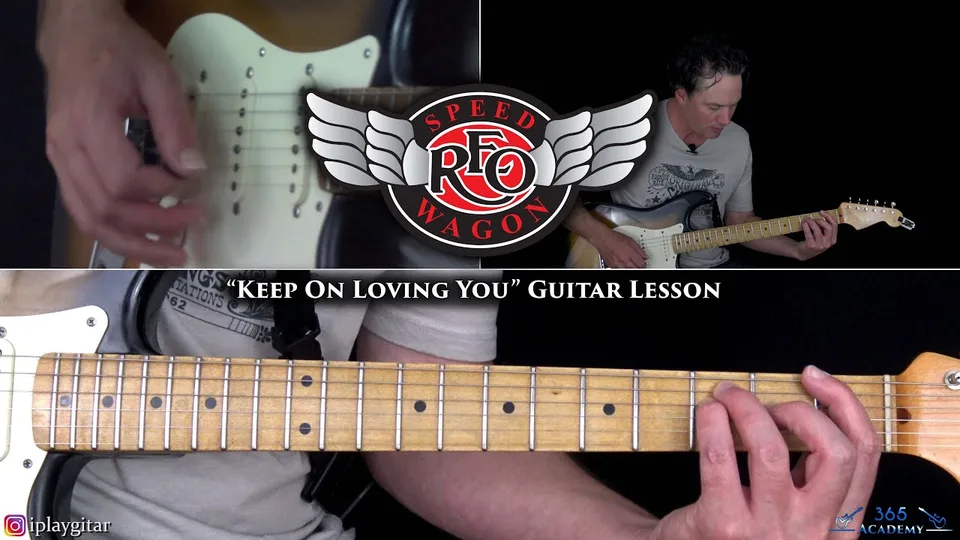 REO Speedwagon - Keep On Loving You guitar lesson