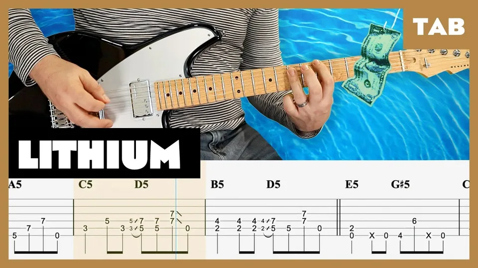 Nirvana - Lithium guitar tab