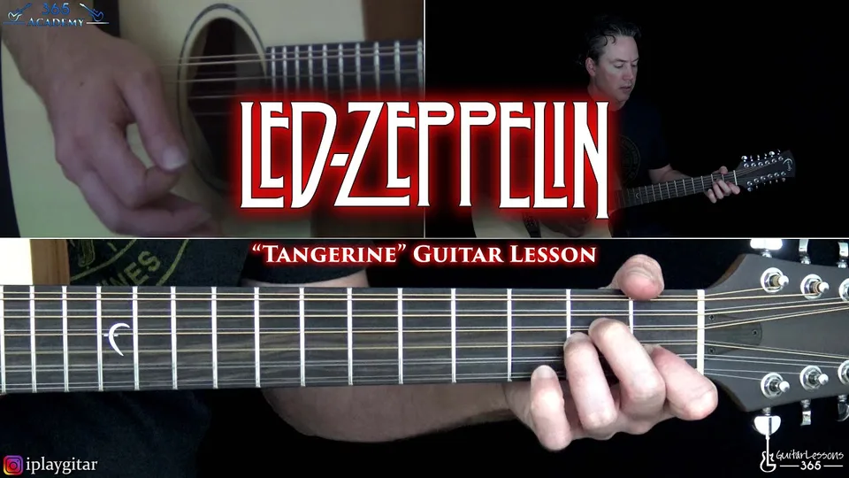 Led Zeppelin - Tangerine guitar lesson