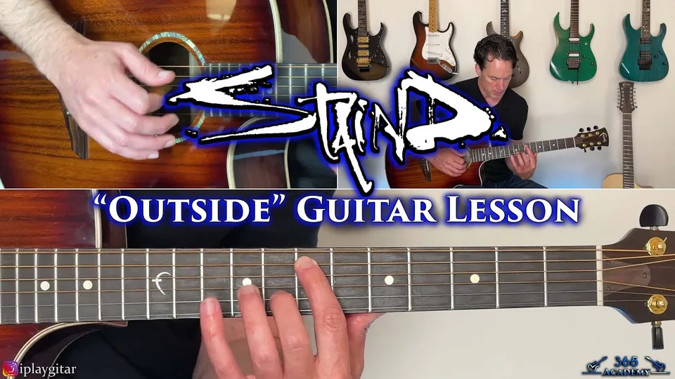 Staind - Outside guitar lesson