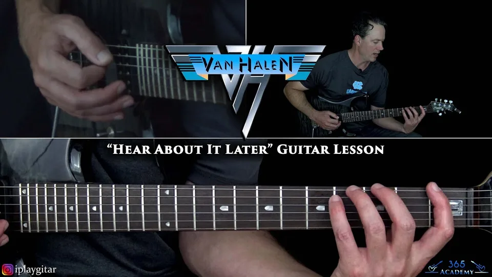 Van Halen - Hear About It Later guitar lesson