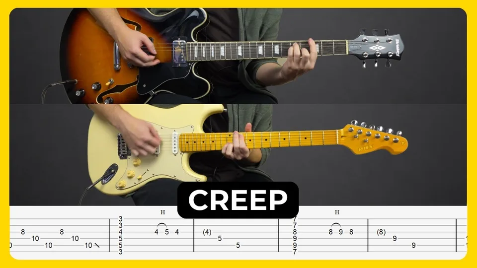 Radiohead - Creep guitar tab