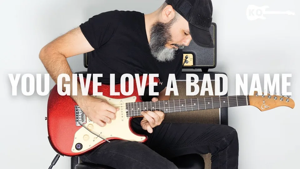 Bon Jovi - You Give Love a Bad Name guitar cover