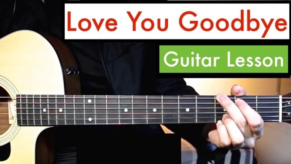 One Direction - Love You Goodbye guitar lesson