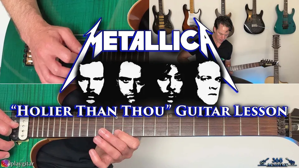 Metallica - Holier Than Thou guitar lesson