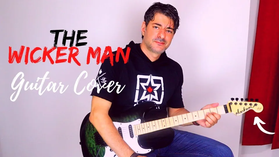 Iron Maiden - The Wicker Man guitar cover
