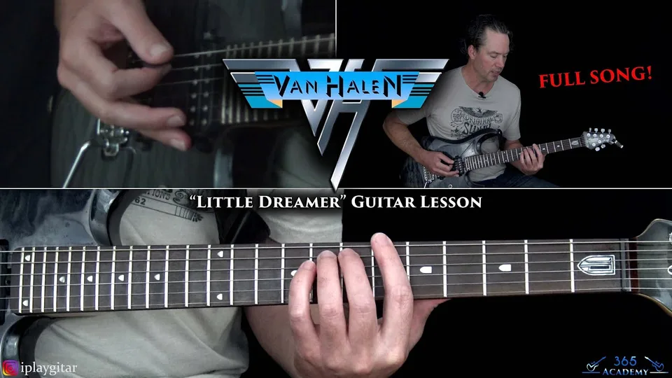 Van Halen - Little Dreamer guitar lesson