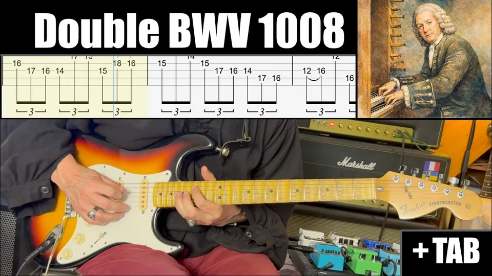 J.S. Bach - Partita No.1 BWV 1008 guitar tab