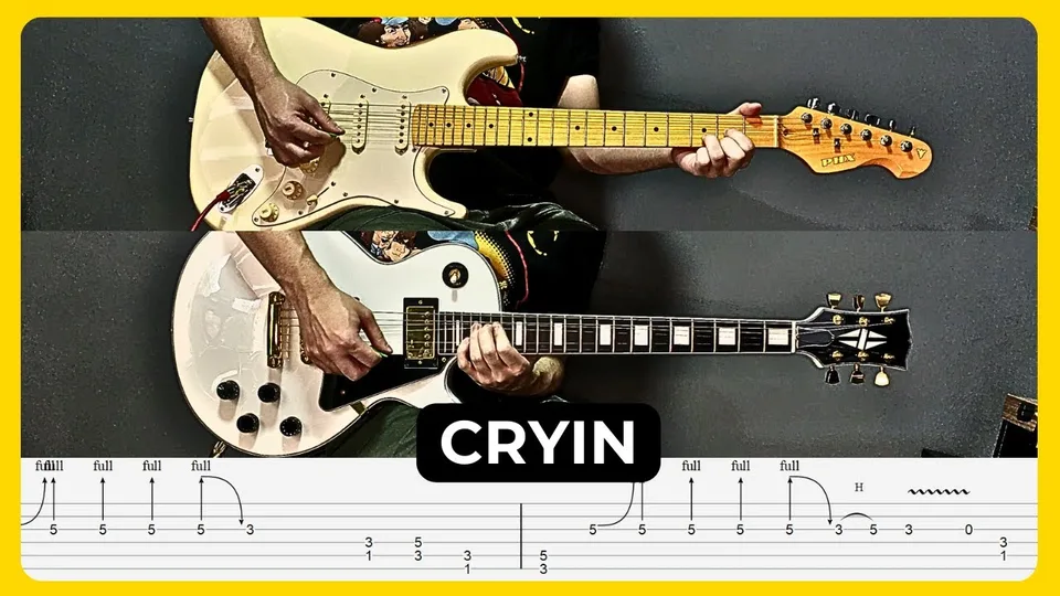 Aerosmith - Cryin guitar tab
