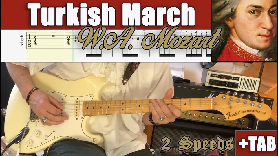 W.A. Mozart - Turkish March guitar tab